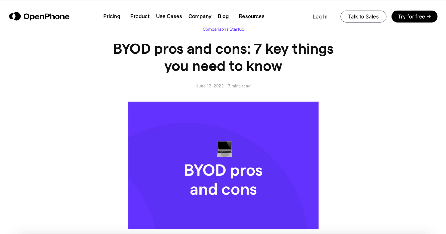 byod pros and cons header screenshot